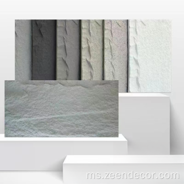 Pelbagai warna dinding pelapisan batu buatan buatan